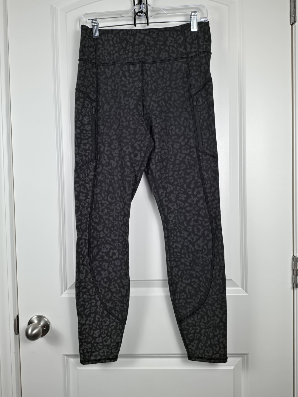 Athleta Rainier Reflective Leopard Tight.